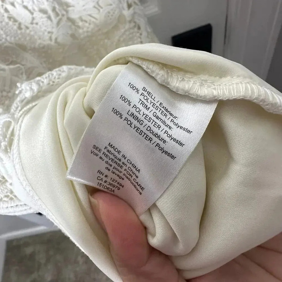 HEARTLOOM Revolve L Long Sleeve Lace Sheath Dress Bridal Wedding Rececption‎ - Picture 5 of 8